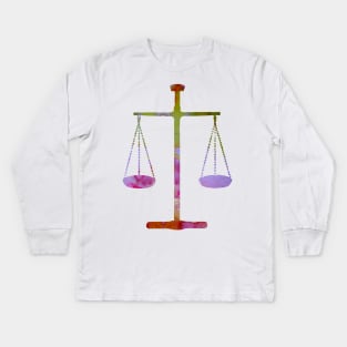 Scales of justice Kids Long Sleeve T-Shirt